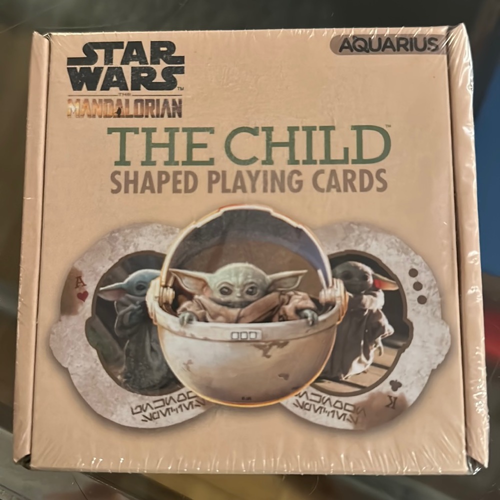NWT Star Wars the child shaped playing cards, and NWOT Star Wars trivia cards